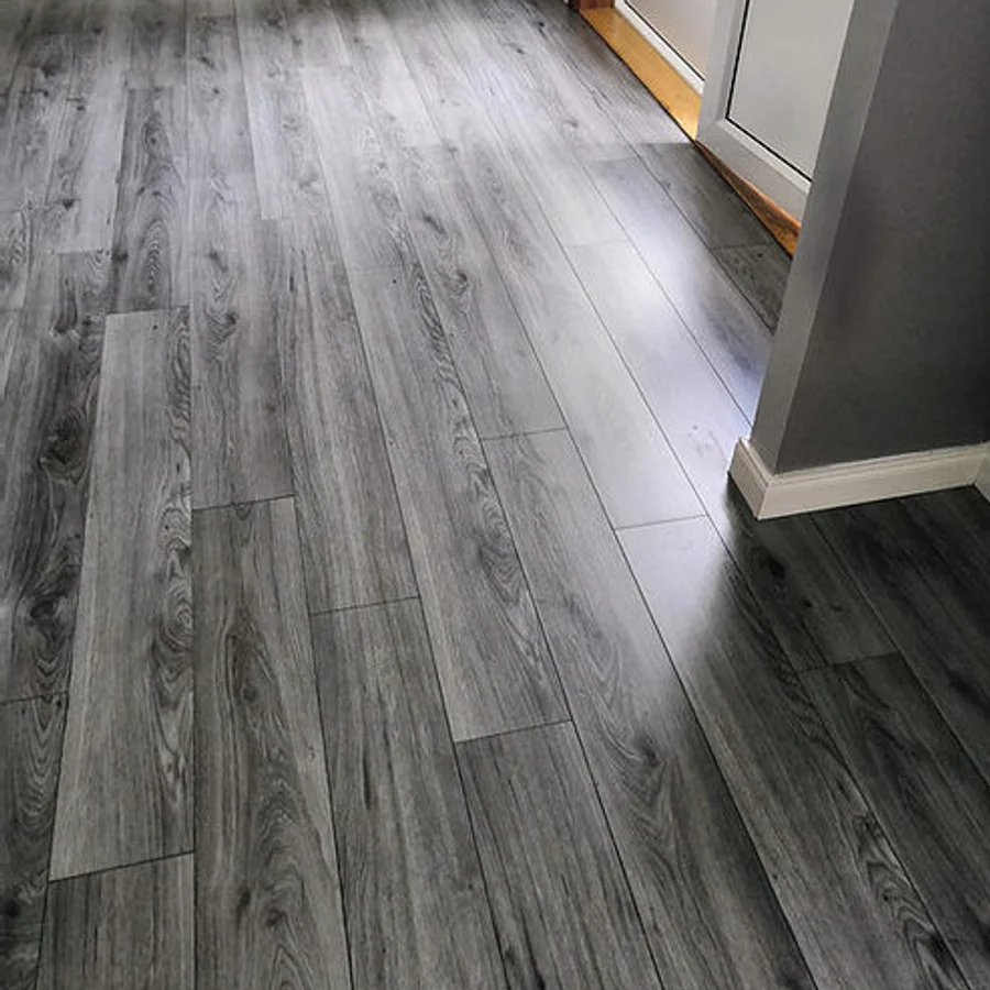 Modern laminate flooring installation